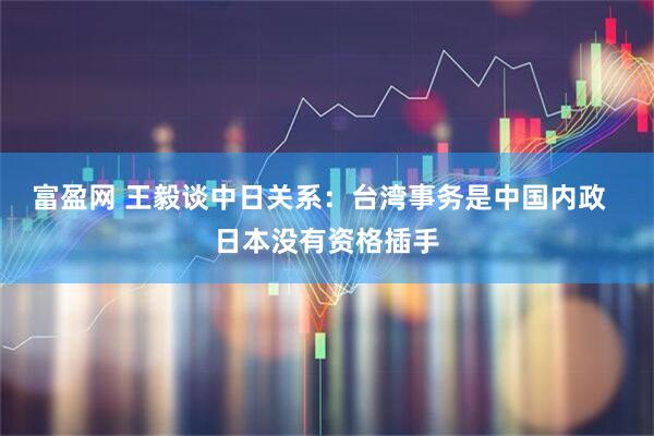 富盈网 王毅谈中日关系：台湾事务是中国内政  日本没有资格插手